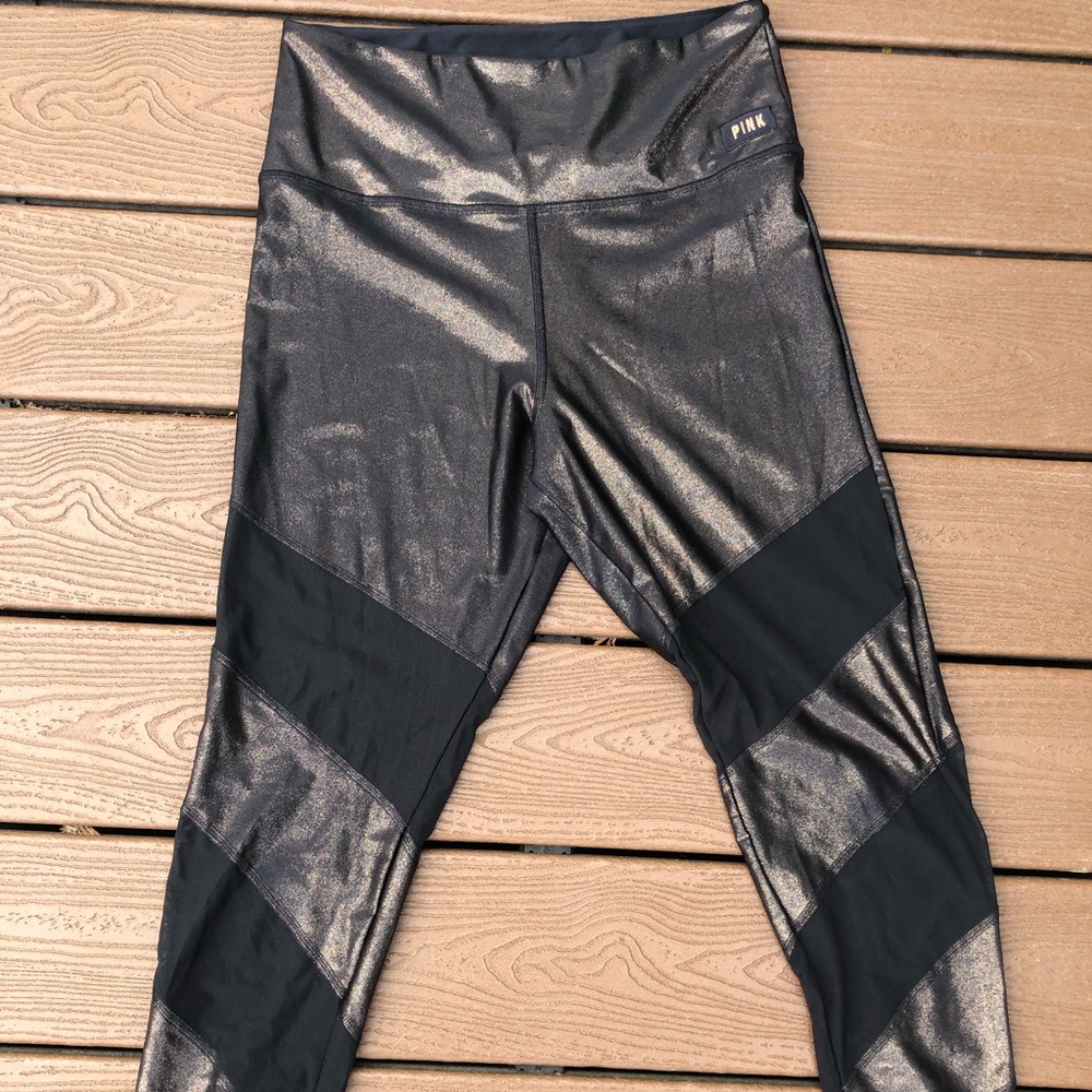 Pink by Victorias Secret Ultimate Metallic tight